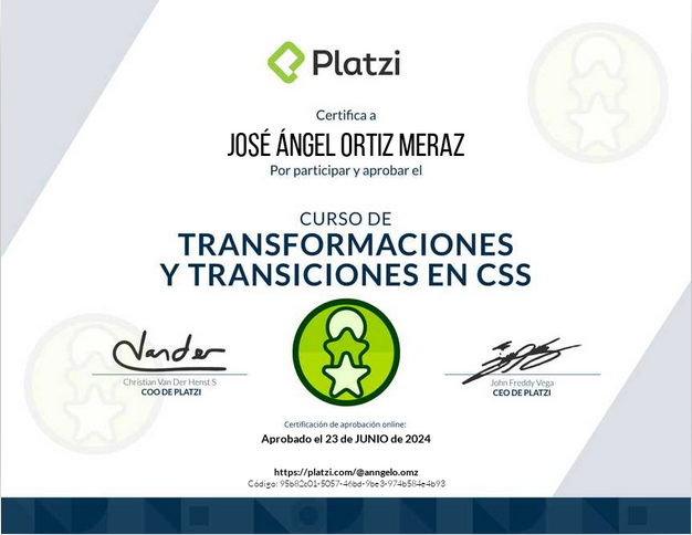 Certificado Platzi CSS