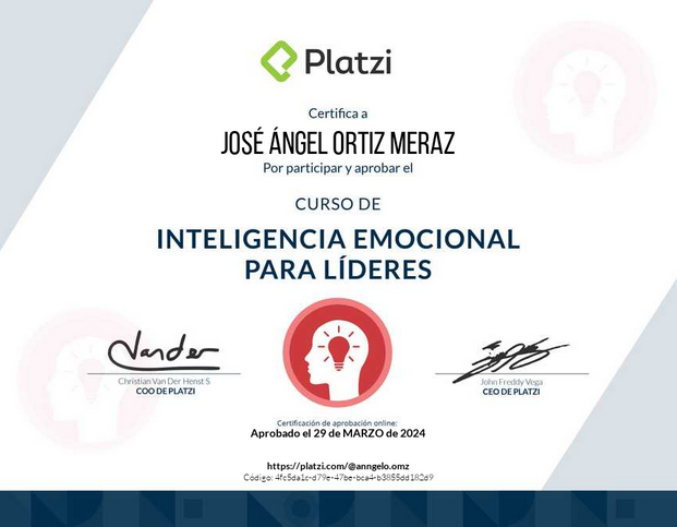 Certificado Líderes Platzi
